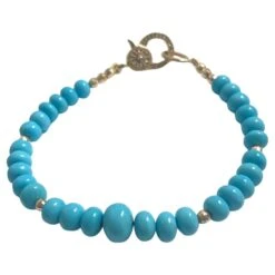 Sleeping Beauty Turquoise With Pave Diamonds Bracelet -Mode Bijouterie Magasin j 19245192 1683750502740 bg processed