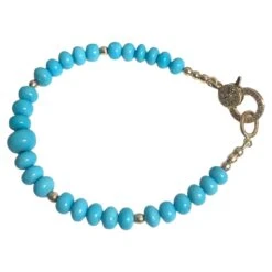 Sleeping Beauty Turquoise With Pave Diamonds Bracelet -Mode Bijouterie Magasin j 19245192 1683750584038 bg processed