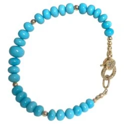 Sleeping Beauty Turquoise With Pave Diamonds Bracelet -Mode Bijouterie Magasin j 19245192 1683750637805 bg processed