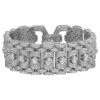 8.00cttw Antique Round Cut Diamond Wide Fancy Bracelet 18k White Gold -Mode Bijouterie Magasin j 19245392 1683746404652 bg processed