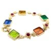 Tagliamonte Ruby Colored Venetian Glass 14k Yellow Gold Bracelet -Mode Bijouterie Magasin j 19297042 1684243367972 bg processed