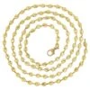 Unknown Unisex Solid 18k Yellow Gold Polished Puffed Mariner Link Chain Necklace -Mode Bijouterie Magasin j 19298352 1684186063200 bg processed