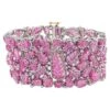 Unknown Hand Carved Pink Tourmaline Bracelet Set With Diamonds 82 Carats Total 1 Unknown Hand Carved Pink Tourmaline Bracelet Set With Diamonds 82 Carats Total -Mode Bijouterie Magasin j 19311522 1684300089455 bg processed