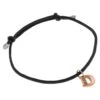 Damiani 9k Gold And Leather, Diamond Initial Charm Bracelet -Mode Bijouterie Magasin j 19313112 1684309439299 bg processed