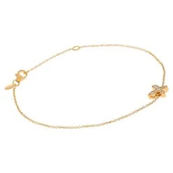 Mimi Milano Freevola 18k Yellow Gold Diamond Charm Bracelet