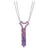 Piero Milano 18k White Gold Pink Tourmaline & Amethyst Necklace 2 Piero Milano 18k White Gold Pink Tourmaline & Amethyst Necklace -Mode Bijouterie Magasin j 19317852 1684328730973 bg processed