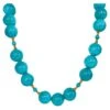 Amazonite And Turquoise Beaded Necklace With Yellow Gold Accents -Mode Bijouterie Magasin j 19321572 1684347807445 bg processed