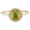 Unknown 1.31 Carat Round Peridot & Diamond Yellow Gold Ring 2 Unknown 1.31 Carat Round Peridot & Diamond Yellow Gold Ring -Mode Bijouterie Magasin j 19321592 1686334527420 bg processed