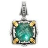 Konstantino Gen K Sterling Silver And 18k Gold Aventurine Pendant