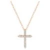 Tresorra 18k Rose Gold Diamond 0.29 Carat Tw. Cross Pendant -Mode Bijouterie Magasin j 19331472 1684422414396 bg processed
