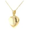 Polished Heart Locket Pendant Necklace - 18k Yellow Gold - 6 Diamonds 0.09 Ct 2 Polished Heart Locket Pendant Necklace - 18k Yellow Gold - 6 Diamonds 0.09 Ct -Mode Bijouterie Magasin j 19356342 1684599065538 bg processed