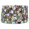 Unknown Massive Multicolor Natural Gemstone And Diamond Bracelet 68 Carats Total