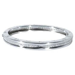 Bvlgari B.Zero 1 Bracelet In 18k White Gold 1.23 CTW