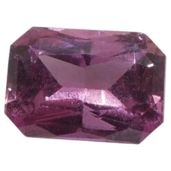 2.15 Carat Octagonal Purplish Pink Sapphire GIA Certified Madagascar