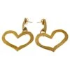 Unknown New 1 Of A Kind, Handmade Heavily 14 - 16k Yellow Gold Plated Designer Earrings