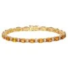 Unknown Natural Vivid Orange Sapphire And Diamond Tennis Bracelet 16.75 Carats 14k -Mode Bijouterie Magasin j 19439522 1685484858870 bg processed