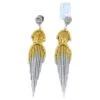 Unknown Nwt $22, 000 18kt Magnificent Fancy Yellow Diamond White Diamond Fringe Earrings