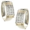 Unknown 14 Karat White & Yellow Gold Channel Set Diamond Earrings -Mode Bijouterie Magasin j 19449642 1685567978745 bg processed