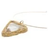 Triangle Rock Crystal Choker & One-Off Necklace In 14kt Gold Cocktail Statement