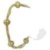 Paul Morelli 18 Karat Yellow Gold Fancy Beaded Ball Station Link Bracelet