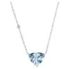 Gilin 18k White Gold Diamond Necklace With Aquamarine -Mode Bijouterie Magasin j 19452462 1685611952446 bg processed