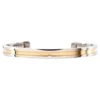 Bvlgari B.Zero1 Open Cuff Bracelet Stainless Steel And 18k Yellow Gold