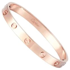 Cartier Love Bracelet 18k Rose Gold With Screwdriver