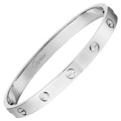 Cartier Love Bracelet White Gold With Screwdriver