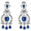 Unknown Kyanite Earrings 9.85 Carats With Diamonds 3.80 Carats Silver -Mode Bijouterie Magasin j 19485782 1686045164491 bg processed