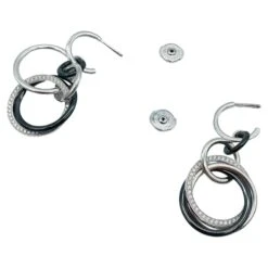 Cartier Trinity Earrings Diamond/White Gold/Ceramic -Mode Bijouterie Magasin j 19486512 1686059054667 bg processed