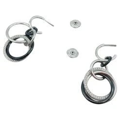 Cartier Trinity Earrings Diamond/White Gold/Ceramic -Mode Bijouterie Magasin j 19486512 1686059097292 bg processed