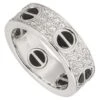 Cartier White Gold Diamond & Ceramic Love Ring B4207600 -Mode Bijouterie Magasin j 19486662 1686058682555 bg processed