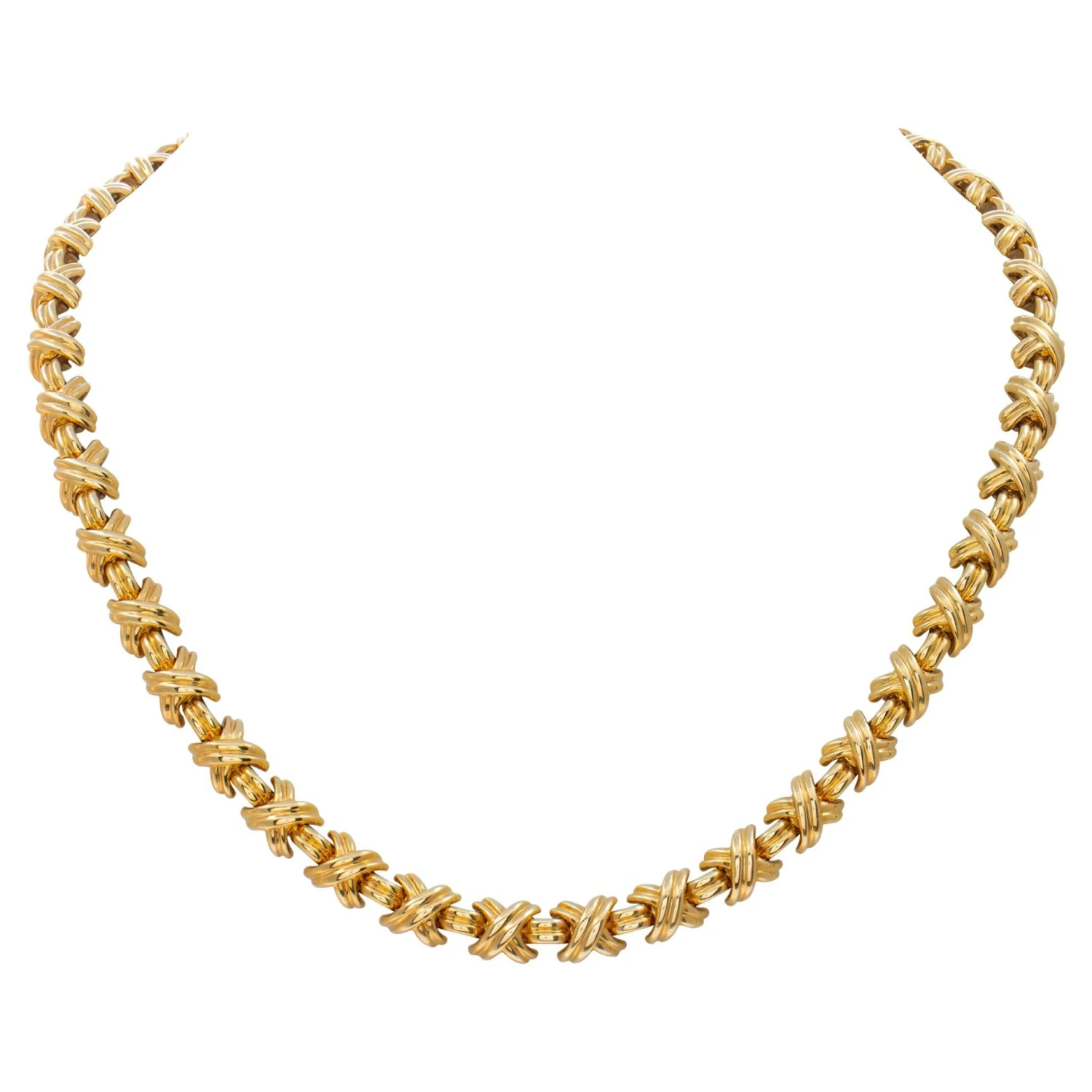 Tiffany & Co. Signature X Necklace In 18k 3 Tiffany & Co. Signature X Necklace In 18k