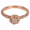 Unknown Brilliant Earth Diamond 14 Karat Rose Gold Engagement Ring W GIA Cert Box Papers