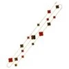 Van Cleef & Arpels Magic Alhambra 16 Motifs Tiger Eye And Carnelian Long Necklac