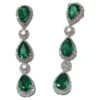 Unknown NWT 18 Karat Gold Glittering Fancy Green Emerald Diamond Dangle Earrings 1 Unknown NWT 18 Karat Gold Glittering Fancy Green Emerald Diamond Dangle Earrings -Mode Bijouterie Magasin j 19496972 1686160628788 bg processed