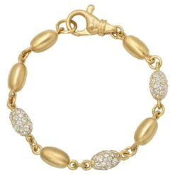 Handcrafted Dorothy Luxe Cobblestone Bracelet By Single Stone