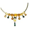 Unknown Citrine Tourmaline 14k Yellow Gold Choker Necklace -Mode Bijouterie Magasin j 19505652 1686238898820 bg processed