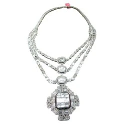 Unknown NWT $366, 747 Rare Fancy 18 Karat Gold Gorgeous 40 Carat Diamond Drop Necklace