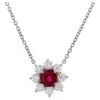 Harry Winston Sunflower Petite Pendant Necklace Platinum With Ruby And Diamonds 1 Harry Winston Sunflower Petite Pendant Necklace Platinum With Ruby And Diamonds -Mode Bijouterie Magasin j 19518662 1686346634387 bg processed