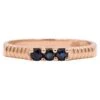 Unknown Ladies Vintage 14k Rose Gold Sapphire Cocktail Band Ring -Mode Bijouterie Magasin j 19521822 1686417640580 bg processed