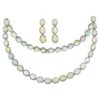 Unknown Important Opal Jewelry Suite Set With Diamonds 69 Carats Total