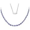 Unknown Natural Tanzanite Eternity Necklace 10 Carats Total -Mode Bijouterie Magasin j 19536762 1686591012996 bg processed