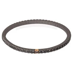 Men's Bracelet Loop Line Tennis, 18 Karat Red Gold And 3 Point Black Diamonds