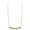 1.50 Carat Diamond Mini Illusion Necklace 14 Karat Yellow Gold