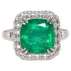 IGI 18K 3.95 Carat Natural Emerald&Diamonds Antique Art Deco Engagement Ring -Mode Bijouterie Magasin j 19552932 1686726825091 bg processed