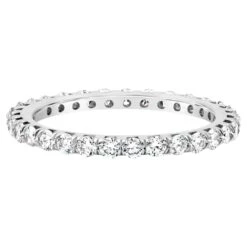 Roman Malakov 0.99 Carats Total Brilliant Round Diamond Eternity Wedding Band