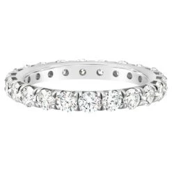 Roman Malakov 1.94 Carats Total Brilliant Round Diamond Eternity Wedding Band