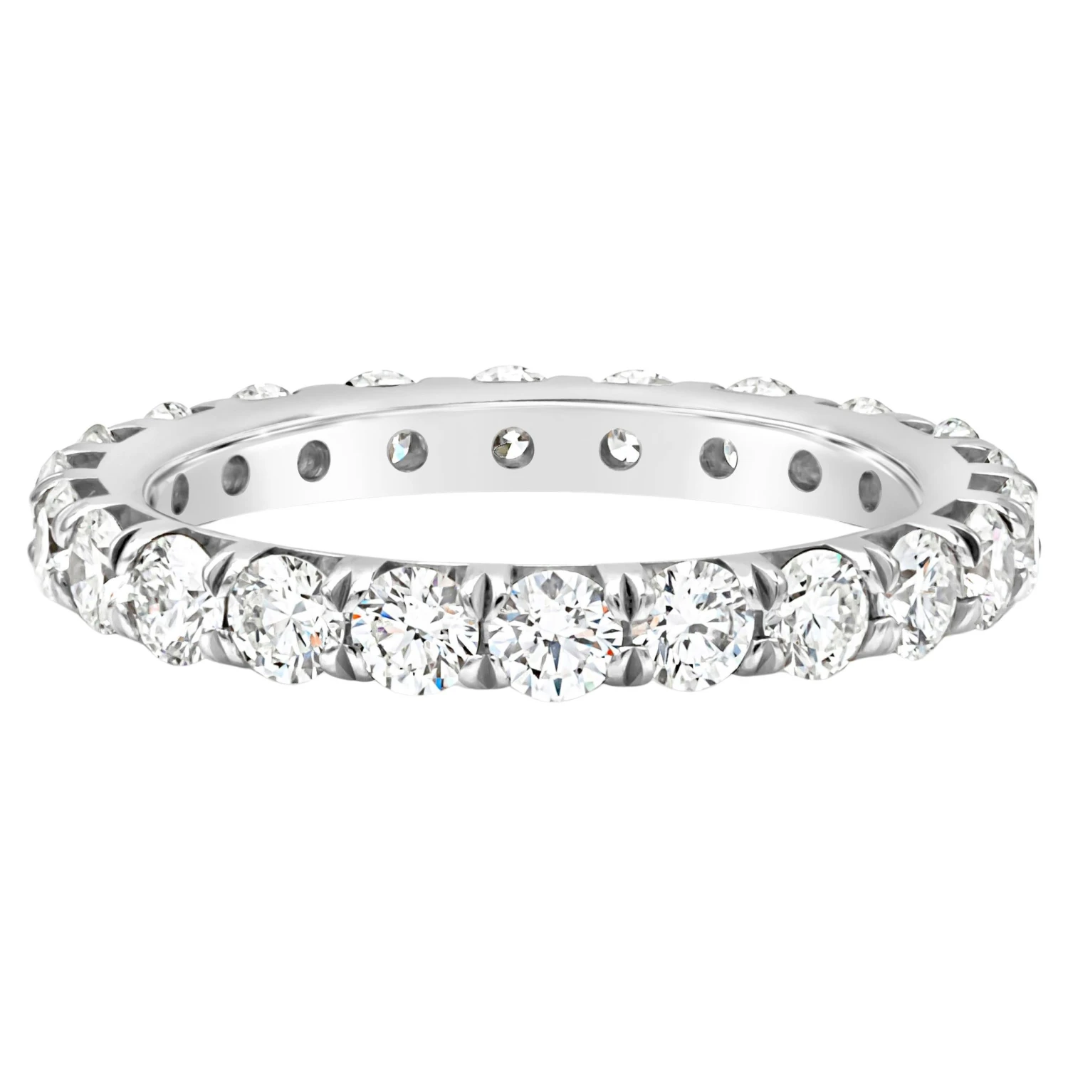 Roman Malakov 1.94 Carats Total Brilliant Round Diamond Eternity Wedding Band 3 Roman Malakov 1.94 Carats Total Brilliant Round Diamond Eternity Wedding Band