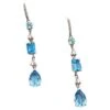 Unknown 14K White Gold Diamond And Blue Topaz Long Earrings 2 Unknown 14K White Gold Diamond And Blue Topaz Long Earrings -Mode Bijouterie Magasin j 19562632 1686776438786 bg processed